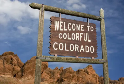 Colorado Welcome Sign